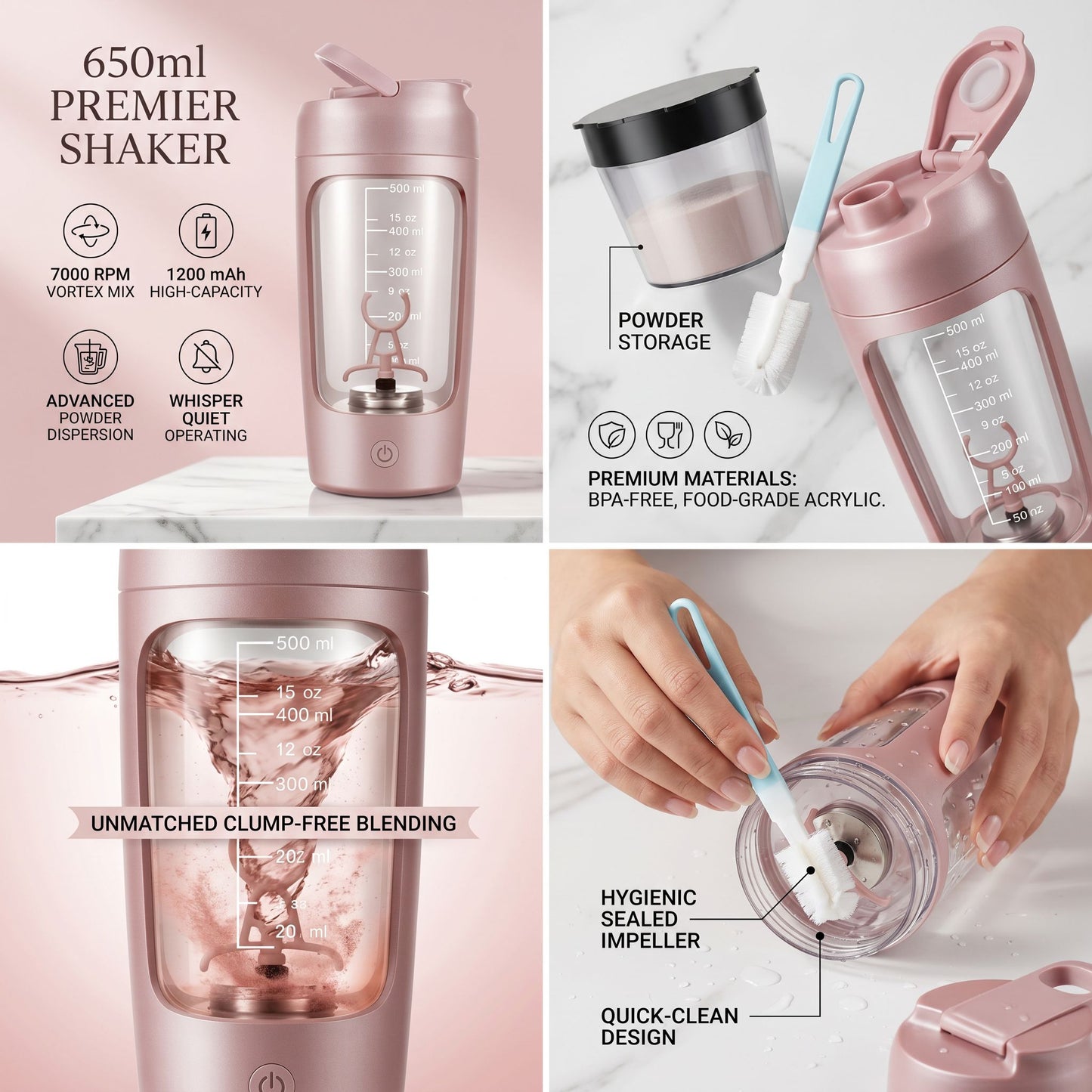 trueFitt™ Premium Wellness Shaker - 650ml