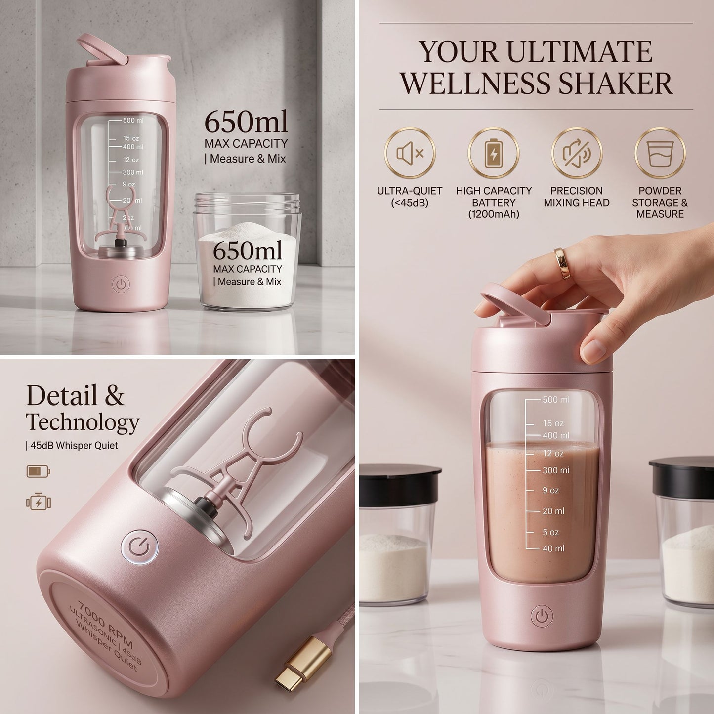 trueFitt™ Premium Wellness Shaker - 650ml