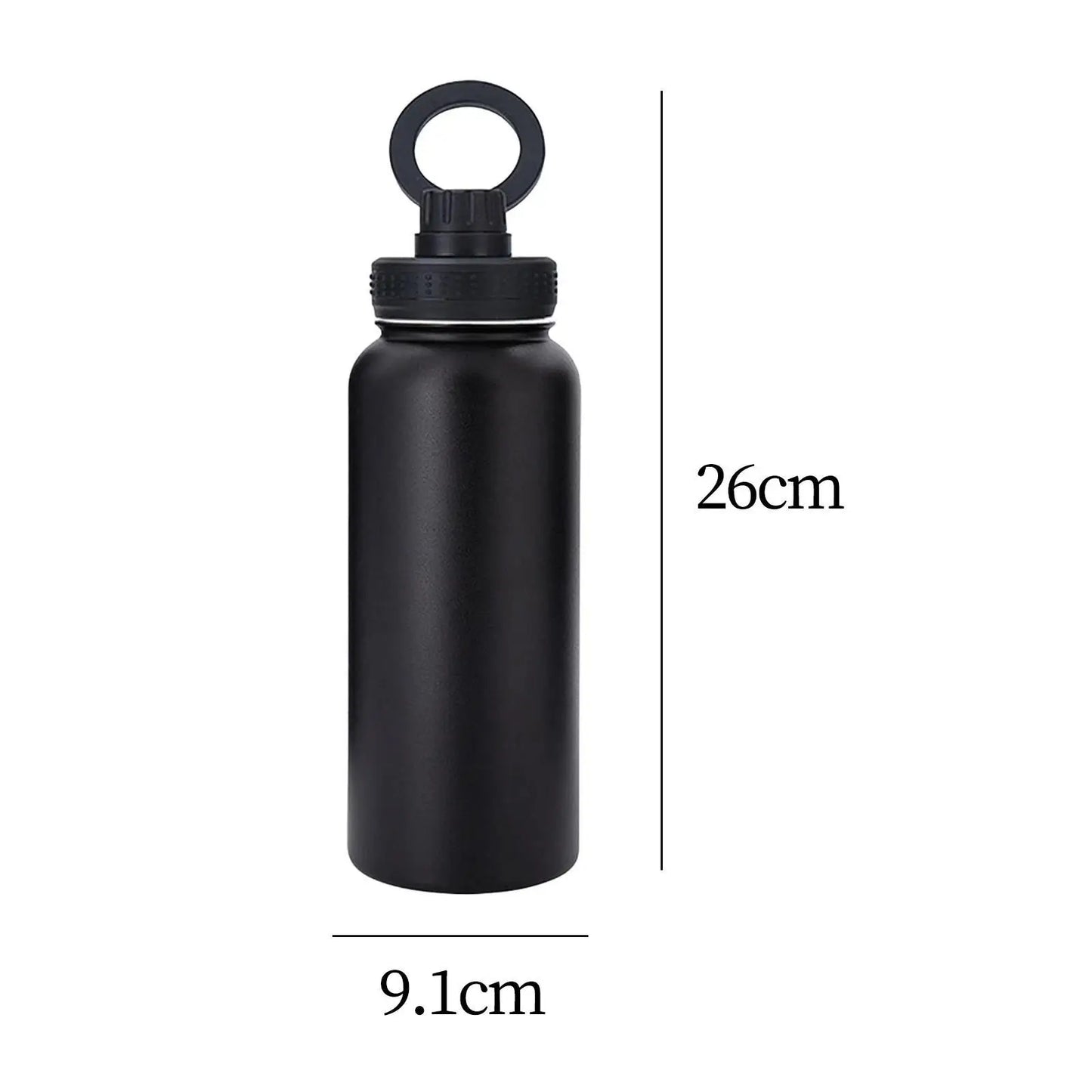 trueFitt™ Insulated Bottle with Magnetic Phone Holder - 1L