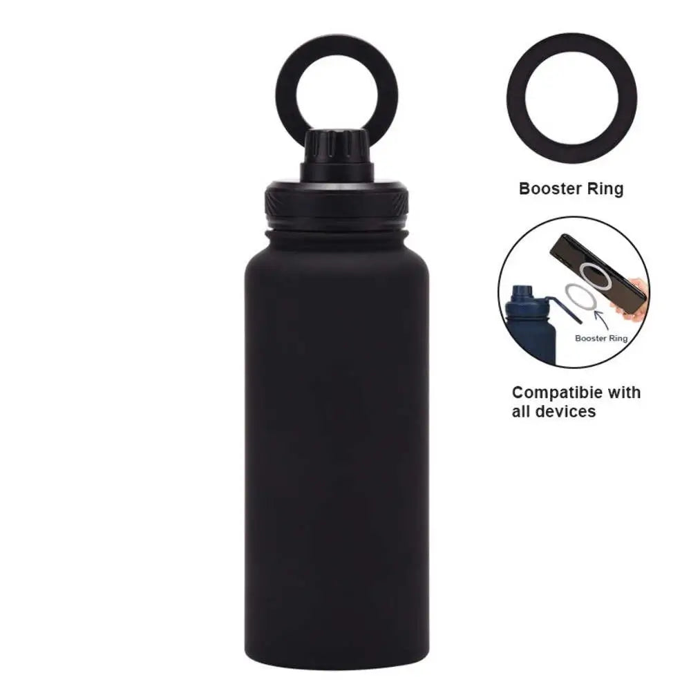 trueFitt™ Insulated Bottle with Magnetic Phone Holder - 1L